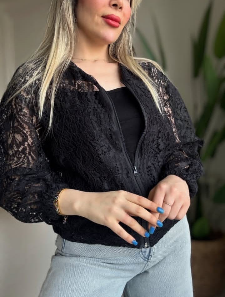 بامبر جکت گیپور (دانتل) زنانه
